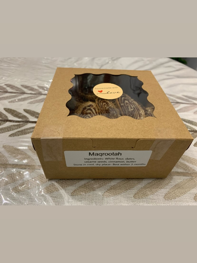 Packaged Maqrootah box